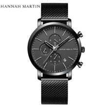 Load image into Gallery viewer, 2020 New Black Stainless Steel Mesh Wristwatch High Quality