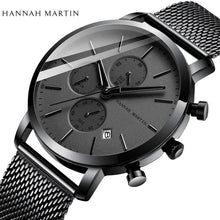 Load image into Gallery viewer, 2020 New Black Stainless Steel Mesh Wristwatch High Quality