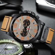 Load image into Gallery viewer, Top Brand Luxury Fashion Leather Strap Quartz Men